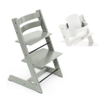 Stokke Seggiolone Tripp Trapp 2 in 1 Glacier Green con Baby Set white