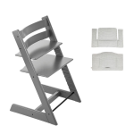 Stokke Sedia Tripp Trapp Storm Grey con cuscino