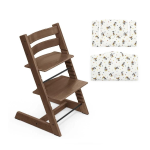 Stokke Sedia Tripp Trapp Warm Brown con cuscino Mickey
