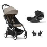 Stokke Baby Travel System YoYo 3 Black-Taupe e Cloud T i-Size