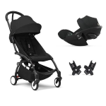 Stokke Baby Travel System YoYo 3 Black con Cloud G i-Size Plus