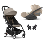 Stokke Baby Travel System Yoyo 3 Black-Taupe e Cloud T Plus i-Size