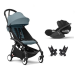 Stokke Baby Travel System YoYo 3 Black-Aqua e Cloud T i-Size