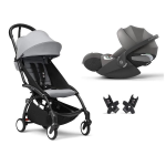Stokke Baby Travel System YoYo 3 Black-Stone con Cloud T i-Size