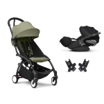Stokke Baby Travel System Yoyo 3 Black-Olive con Cloud T i-Size