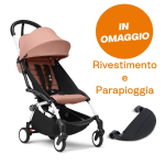 Stokke Passeggino Yoyo 3 White-Ginger con Poggiagambe