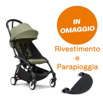 Passeggino Stokke Yoyo 3 Black-Olive con Poggiagambe