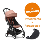 Stokke Passeggino Yoyo 3 Black-Ginger con poggiagambe