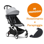 Stokke Passeggino Yoyo 3 White-Stone con Poggiagambe