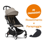 Stokke Passeggino Yoyo 3 White-Taupe con Poggiagambe