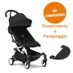 Stokke Passeggino Yoyo 3 White-Black con Poggiagambe