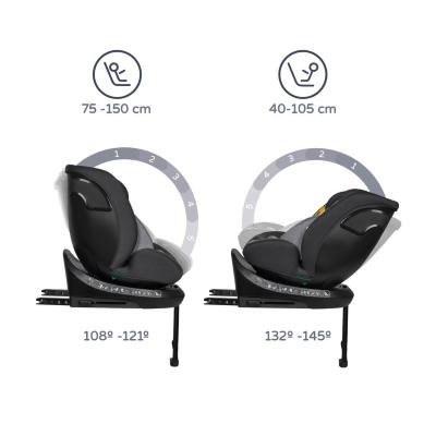 Seggiolino Auto Denver Isofix Light grey Gruppo 0-1-2-3 40-150cm
