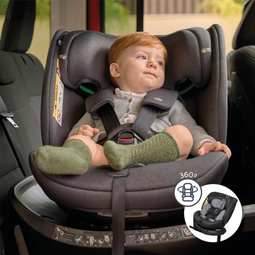 Seggiolino Auto Denver Isofix Light grey Gruppo 0-1-2-3 40-150cm