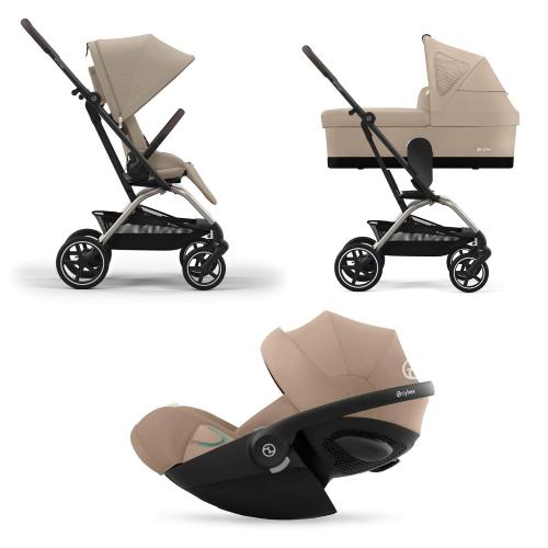 Cybex Trio EEZY S TWIST+2 Almond Beige e Cloud G Plus