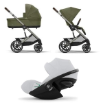Cybex Trio Balios Moss Green con Cloud G i-Size Fog Grey