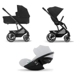 Cybex Trio Balios Moon Black con Cloud G i-Size Fog Grey
