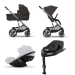 Cybex Balios 4 in 1 Chocolate Brown e Cloud G i-Size Fog Grey