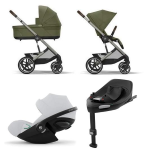 Cybex Balios 4 in 1 Moss Green con Cloud G i-Size Fog Grey