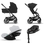 Cybex Balios 4 in 1 Moon Black con Cloud G i-Size Fog Grey