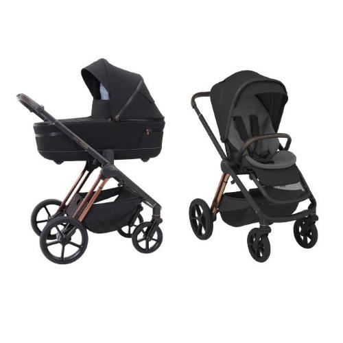 Espiro Passeggino 2 in 1 Miloo Diamond Black
