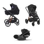 Espiro Trio Miloo Diamond Black con Cybex Cloud T I-Size