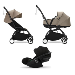 Stokke Trio Yoyo 3 Black-Taupe con Cloud G I-Size