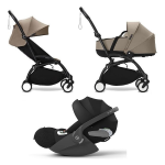 Stokke Trio Yoyo 3 Black-Taupe con Cloud T I-Size