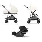 Cybex Trio Melio Cotton White Beige con Cloud T I-Size