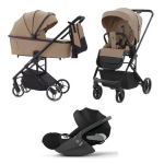 Carrello Baby Trio Alfa Evening Beige con Cybex Cloud T