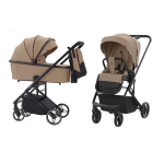 Carrello Baby Passeggino Duo Alfa 2in1 Evening Beige