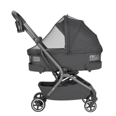 Carrello Baby Trio Magia Elm Grey con Cybex Cloud T I-Size 