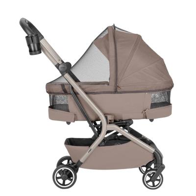 Carrello Baby Trio Magia Spice Beige con Cybex Cloud T I-Size 