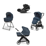 Inglesina Trio Electa Hudson Blue-Silver Black e Cloud T I-Size