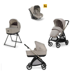 Inglesina Electa System Quattro Battery Beige-Iridio Black e Darwin Infant