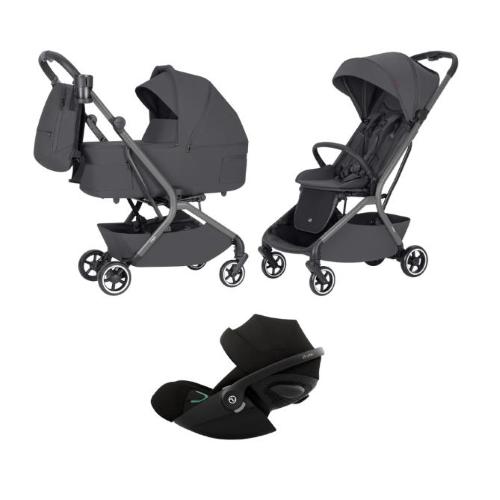 Carrello Baby Trio Magia Elm Grey con Cybex Cloud G I-Size 