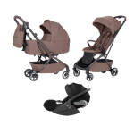 Carrello Baby Trio Magia Glace Pink con Cybex Cloud T I-Size