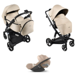iBebe Trio i-Stop e Drive Beige con Cloud T Plus I-Size 