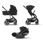 Cybex Trio Balios S Lux BLK Moon Black con Cloud T I-Size