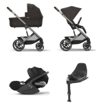 Cybex 4 in 1 Balios Chocolate Brown con Cloud T i-Size e Isofix