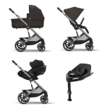 Cybex 4 in 1 Balios Chocolate Brown con Cloud T I-Size Plus e Isofix
