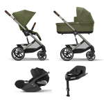 Cybex 4 in 1 Balios Moss Green con Cloud T i-Size e Isofix