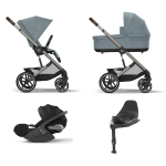 Cybex 4 in 1 Balios S Lux TPE Stormy Blue con Cloud T i-Size e Isofix