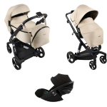 iBebe Trio i-Stop e Drive Beige con Cloud G I-Size 