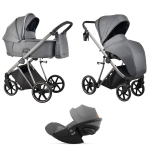 iBebe Trio Next 2 gray con Cybex Cloud G I-Size Plus