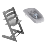 Stokke Seggiolone per neonati Tripp Trapp 2 in 1 Storm Grey con Newborn
