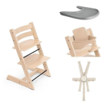 Stokke Seggiolone Tripp Trapp 4 in 1 Natural con cinture