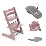 Stokke Seggiolone per neonati Tripp Trapp 4 in 1 Heather Mauve