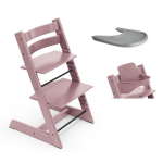 Stokke Seggiolone Tripp Trapp 3 in 1 Heather Mauve con vassoio