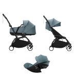 Stokke Trio Yoyo 3 Black-Aqua con Cloud G Plus I-Size
