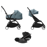 Stokke Trio Yoyo 3 Black-Aqua con Cloud T I-Size